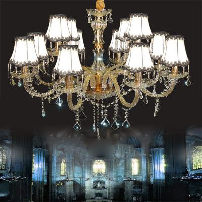 China Cheap chandeliers for sale with Lamshade for Dining room Kitchen Lighting (WH-CY-65) for sale