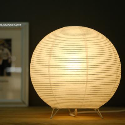 China Nordic Paper Lantern Table Lamp Japanese Style Modern Living Study Room Bedroom Bedside lamp(WH-MTB-255) for sale