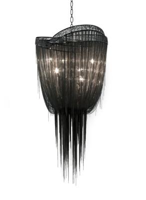 China Black chain hung chandelier lighting for indoor home lighting (WH-CC-16) for sale