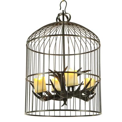 China Antler dining room light Cage Chandelier Lighting For Indoor Home (WH-AC-28) for sale