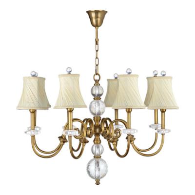 China Brass candelabra chandelier for Indoor home Lighting Fixtures (WH-PC-27) for sale