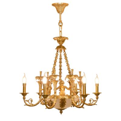 China Kichler brass chandelier Pendant Lamp For Hotel Project Lighting (WH-PC-28) for sale