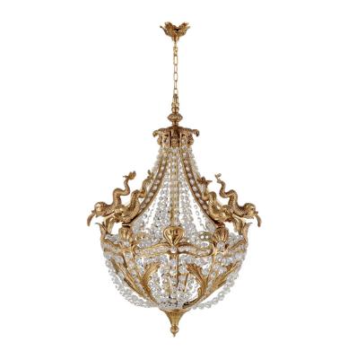 China Brass industrial chandelier Lighting Fixtures For Indoor home Lighting (WH-PC-34) for sale
