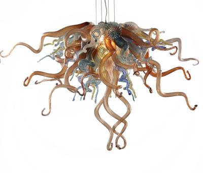 China Hand blown glass chandelier  CE UL Certificate Chihuly Style Art Glass Chandeliers (WH-BG-01) for sale