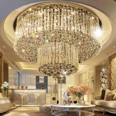 China Luxury Crystal Lounge ceiling lights for Indroom home project Lighting Fixtures (WH-CA-08) for sale