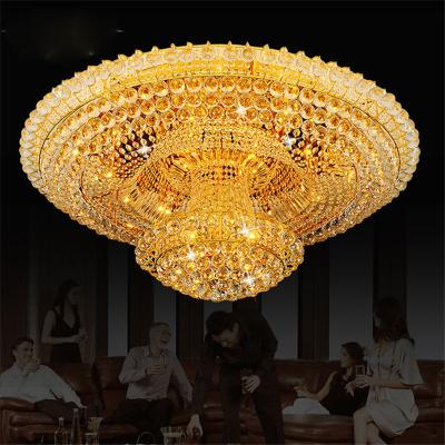 China Contemporary Rose gold crystal ceiling lights for Home Project Lighting Fixtures (WH-CA-27) for sale