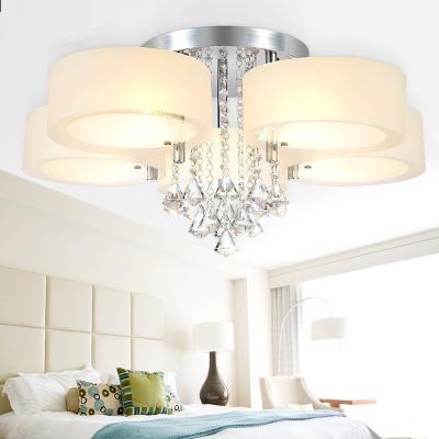 China Round crystal ceiling lamp with Acrylic Lampshade for Indoor home Lighting Fixtures (WH-CA-38) for sale