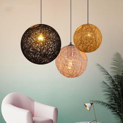 China Nordic Global Cottan Pendant Hanging Lights For Bar Restaurant Dining room Table Pendant lamp (WH-WP-12) for sale