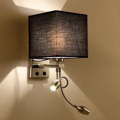 China Fabric Led Wall Lights Cloth Lamp Stair Hotel Corridor Living Room Bedroom Aisle Bedside bed headboard lamp （WH-VR-82） for sale