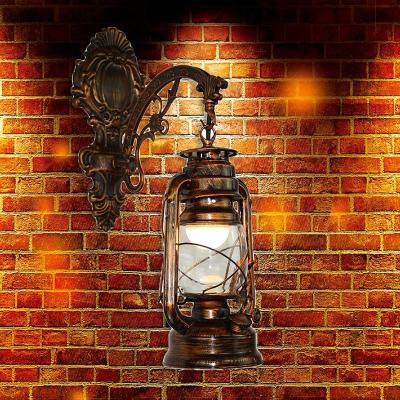 China Vintage LED Wall Lamp Barn Lantern Retro Kerosene Wall Light barn light (WH-VR-106) for sale