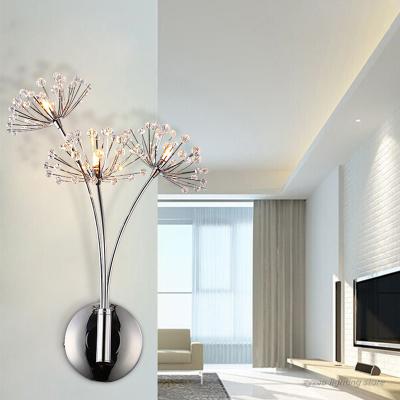 China Nordic Creative Dandelion Flower Wall Lamps Bathroom Bedroom Bedside dandelion lamp(WH-OR-170) for sale