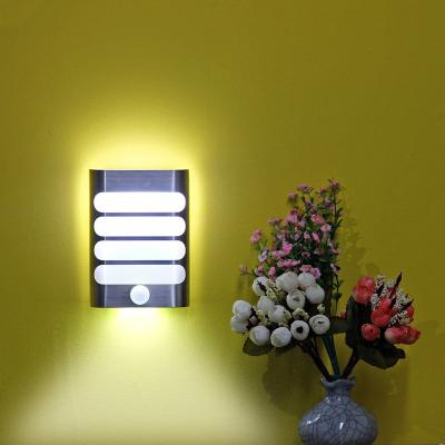 China USB Rechargeable Sensor Night Light Wireless PIR Motion Sensor Light Wall Light(WH-RC-30) for sale