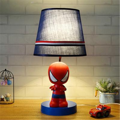 China Nordic spider bat super hero Table Lamp Children'S Room Cartoon Bedside Kids Table lamp (WH-MTB-59) for sale
