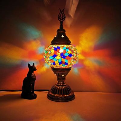 China Turkish mosaic table Lamp vintage art deco Handcrafted retro table lamp(WH-VTB-06) for sale