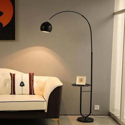 China Modern Floor Lamp LED Standing Lamp With Round Table Art Deco Living Room Sofa standing lamp led for living room(WH-MFL- for sale
