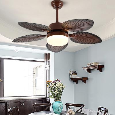 China 52 Inch Vintage Palm Ceilings Fan with LED Lights and Remote Control  Color ceiling fan  light remote(WH-CLL-35) for sale