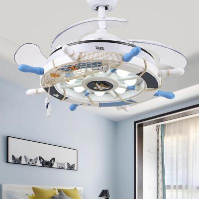 China Creative fan lamp with remote control light for child baby bedroom living room Kids room ceiling fan light(WH-VLL-04） for sale