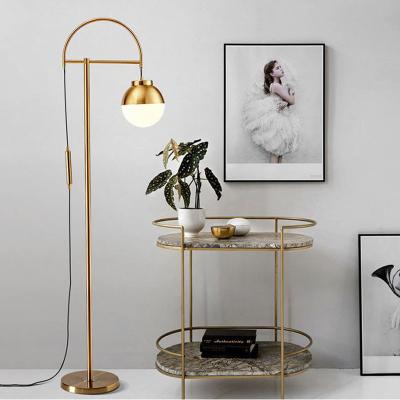 China Adjustable Gold Home Decor Floor Stand Lights For Living Room Marie Adjustable Floor Lamp（WH-MFL-168) for sale