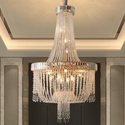 China Led Crystal Chandelier Modern Living Room Hanging Lamp Luxury french empire crystal chandelier(WH-CY-245) for sale