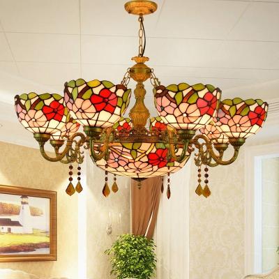 China Hotel Bar Living room Bedroom Foyer Red Chandelier(WH-TF-61) for sale