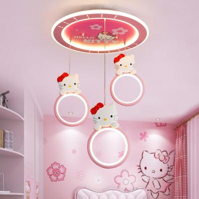 China Pink Chandelier Girl room Baby hello kitty room light(WH-MA-183) for sale