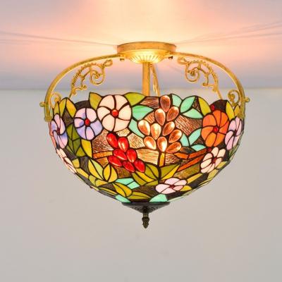 China Turkish Colorful Glass Pendent Light Fixtures Kitchen basket empire chandelier(WH-TA-35) for sale