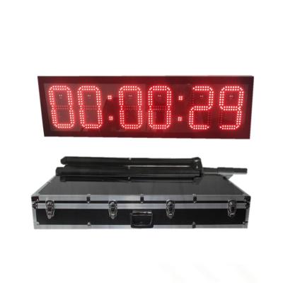 China Wireless Control Digital Led Clock With Carry Case for sale
