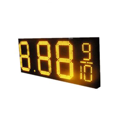 China WATERPROOF RF CONTROLLER LED GAS PRICE SIGN WITH IRON / ALUMINUM CABINET for sale