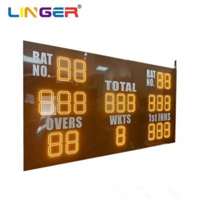 China Outdoor 470Mhz LED Cricket Scoreboard With External High Gain Antenna for sale