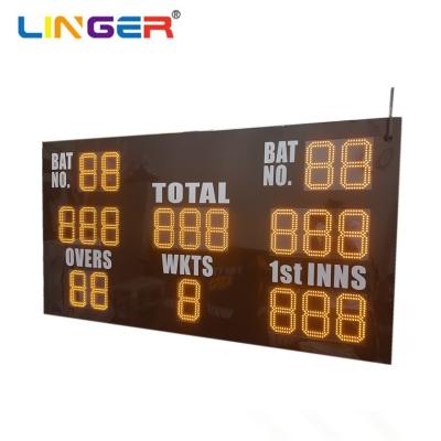 China External Antenna LED Cricket Scoreboard Electronic With Long Control Distance for sale
