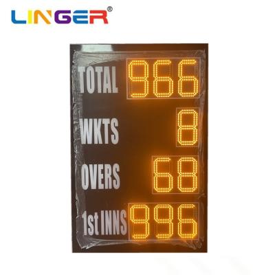 China Small 9 Digits Cricket Scoreboard With Ac220v And Dc12v Car Power Input for sale