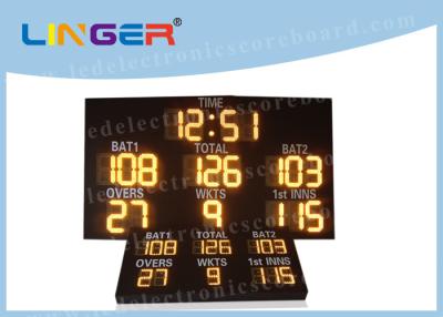China IP65 Level Digital Cricket Scoreboard , Multi Sport Scoreboard 7 Segment Display for sale