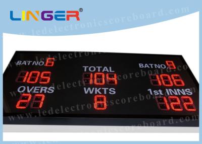 China 8'' 200mm Height Cricket Digital Score Display Board With PVC Controller Box for sale