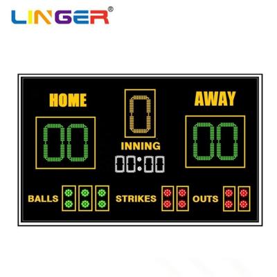 China High Brightness Baseball LED Scoreboard With Wide Viewing Angle  High Refresh Rate for sale