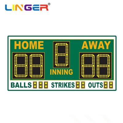 China High Durability LED Baseball Scoreboard With High Refresh Rate High Resolution for sale