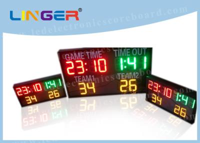 China Three Colors LED Electronic Scoreboard Paintball Hanging / Mounting Installation for sale