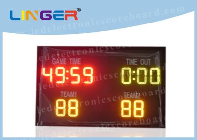 China Yellow / Red / Green Led Electronic Scoreboard Paintball With CE / ROHS Certificate for sale
