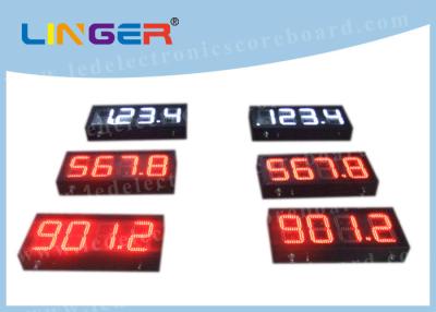 China 200mm Height Gas Station Led Signs , Led Fuel Price Signs Various Styles for sale