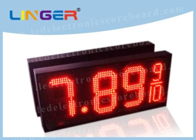 China IR Remote Controller LED Gas Price Sign For Roadside Service Station for sale