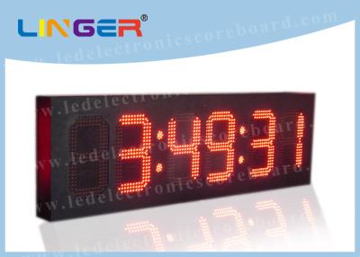 China 6 Digits Digital Clock Countdown Timer , Bus Station Digital Countdown Clock For Wall   for sale