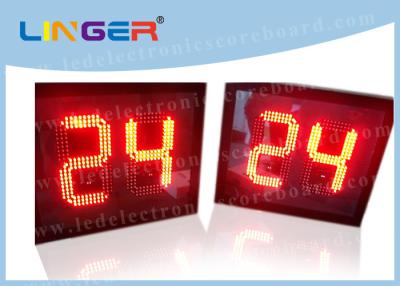 China 12 Inch 300mm 24 Second Shot Clock , Sports Countdown Timer Digital 88 X 2 for sale