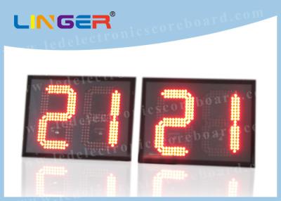 China Back Maintenance Red LED Countdown Timer Aluminium Frame / Iron Cabinet for sale