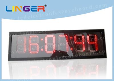 China Bus Station Large Digital Clock With Seconds Easy Operation IP65 Waterproof for sale