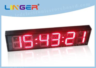 China Electronic LED Digital Clock With RF Remote / GPS Automatic Time Adjustment for sale