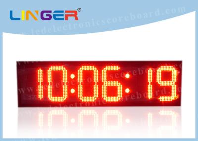 China High Brightness Led Digital Clock Display For Outdoor 88 / 88 / 88 Format 12Kgs for sale