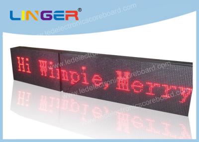 China Portable LED Scrolling Message Sign High Brightness 384mm X 2048mm X 120mm for sale