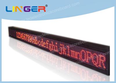 China Super Brightness LED Scrolling Message Sign Easy Maintenance 17222dots/Sqm for sale