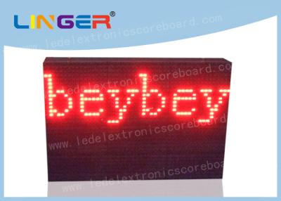 China Waterproof Led Sign Programmable Message Scrolling Board With Text Function for sale