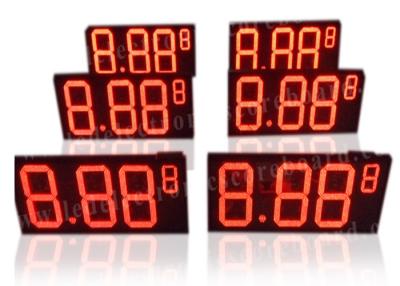 China Wireless Remote LED Gas Price Sign For Roadside 580mm X 1500mm X 100mm for sale