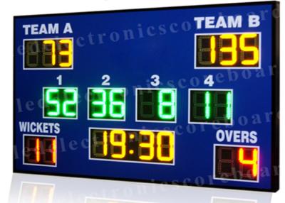 China High Brightness Cricket Score Board , Led Electronic Scoreboard Outdoor Type for sale